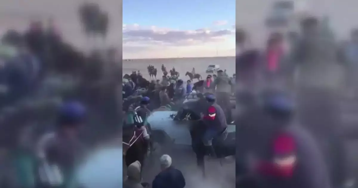  Қызылордада көкпар кезінде көлік жүргізушісі жылқыларды қағып кетті 