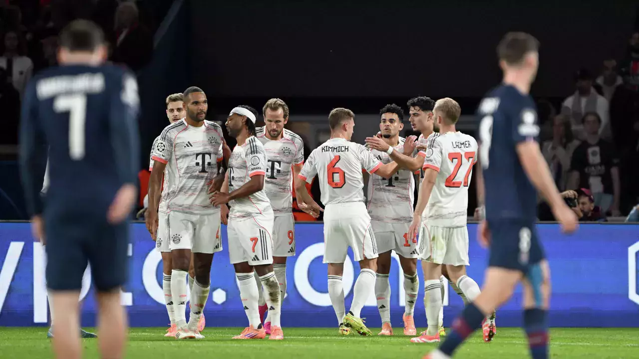 Диас принес «Баварии» победу над «ПСЖ» дублем в Лиге чемпионов"