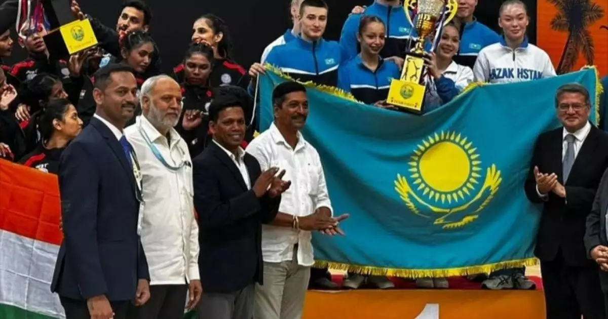  Қарағандылық акробаттар Азия чемпионатында 10 медаль иеленді 