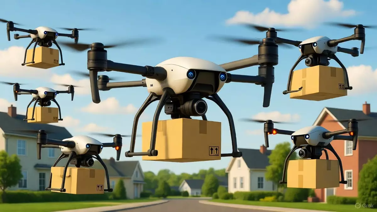 Алматинцу сделали доставку продуктов дроном: клиент в шоке