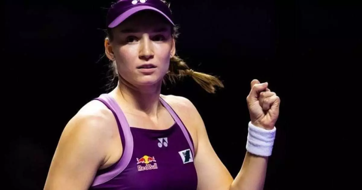  Рыбакина WTA Finals топтық кезеңінің барлық матчын жеңді 