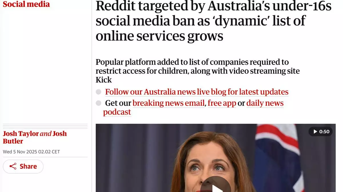 Австралия запретила детям до 16 лет пользоваться TikTok, Instagram и YouTube