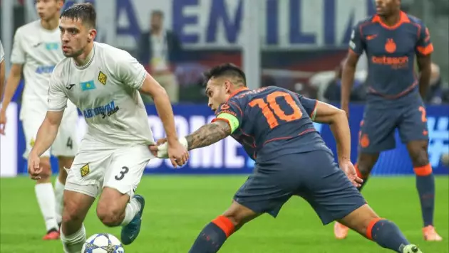 "Кайрат" забил особенный гол "Интеру" в ЛЧ: матч завершился тремя мячами