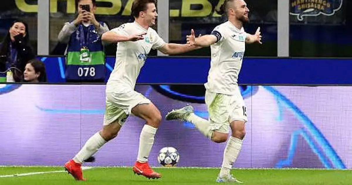  Чемпиондар лигасы: «Қайрат» сырт алаңда «Интер» қақпасына гол соқты 