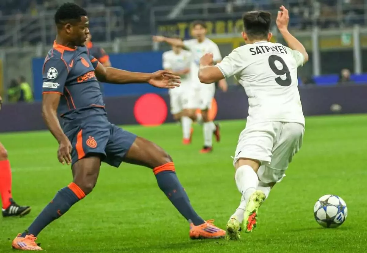 ФК "Кайрат" достойно сыграл с "Интером" в Италии