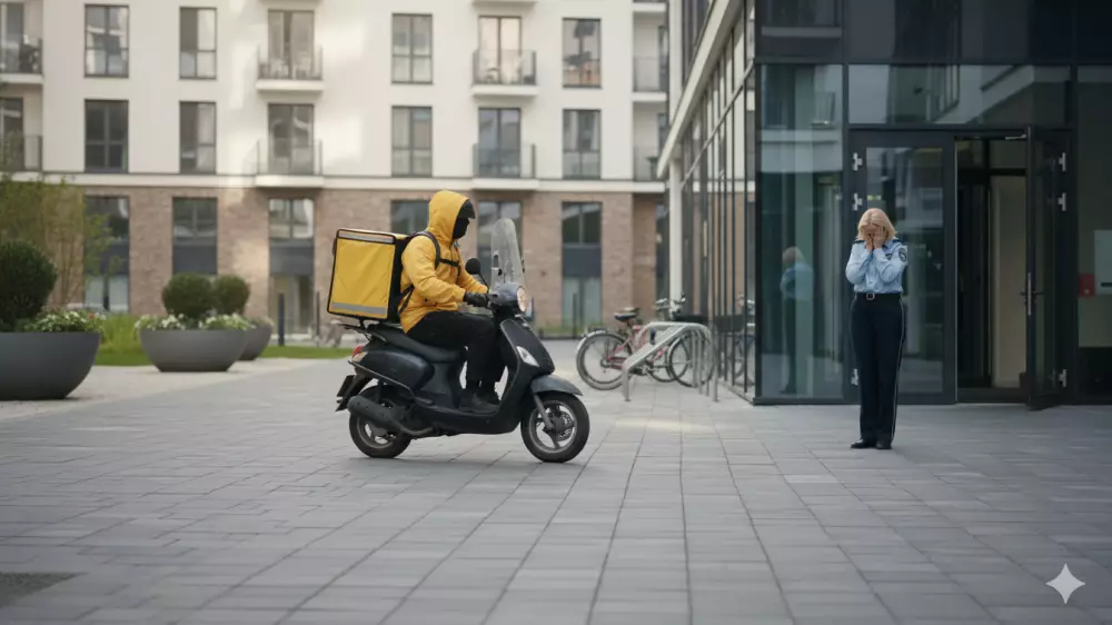 Курьер избил охранницу алматинского ЖК за замечание