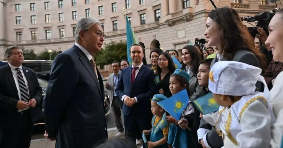  Президентті АҚШ-та оқитын қазақ студенттері қарсы алды 