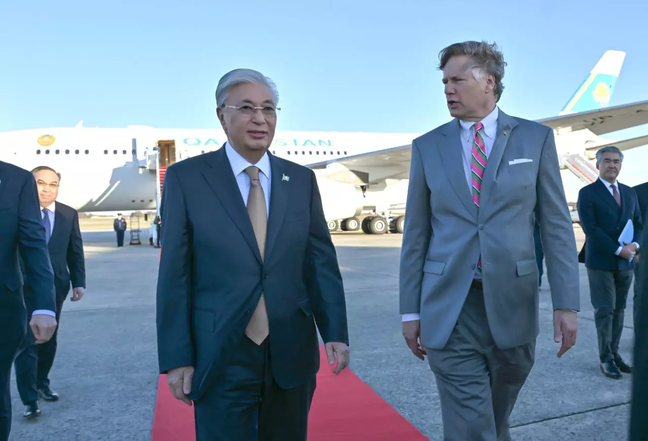 Президент Казахстана прибыл с визитом в США