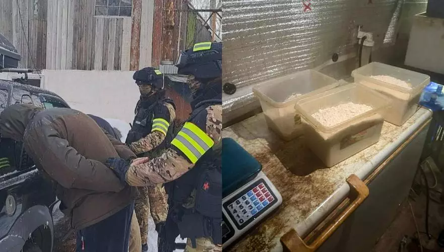 В Караганде в нарколаборатории изъяли тонну прескуров и 52 килограмма «синтетики»