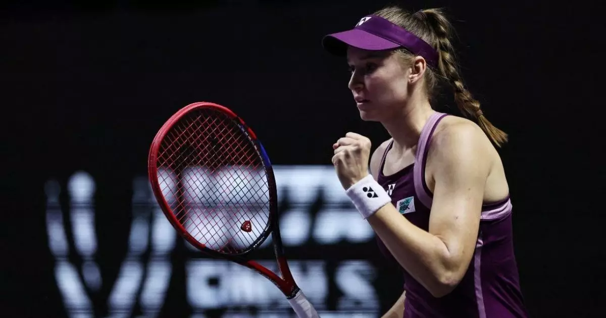   Елена Рыбакина WTA қорытынды турниріндегі үшінші матчында жеңіске жетті   