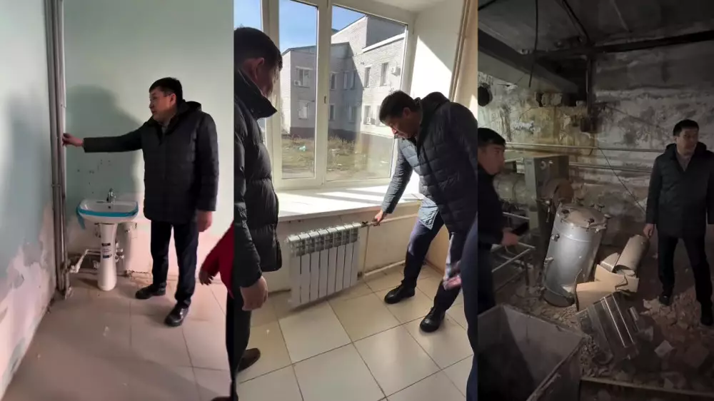 “Ваш скотч уже отвалился“: ремонт больницы в Павлодарской области превратился в позор