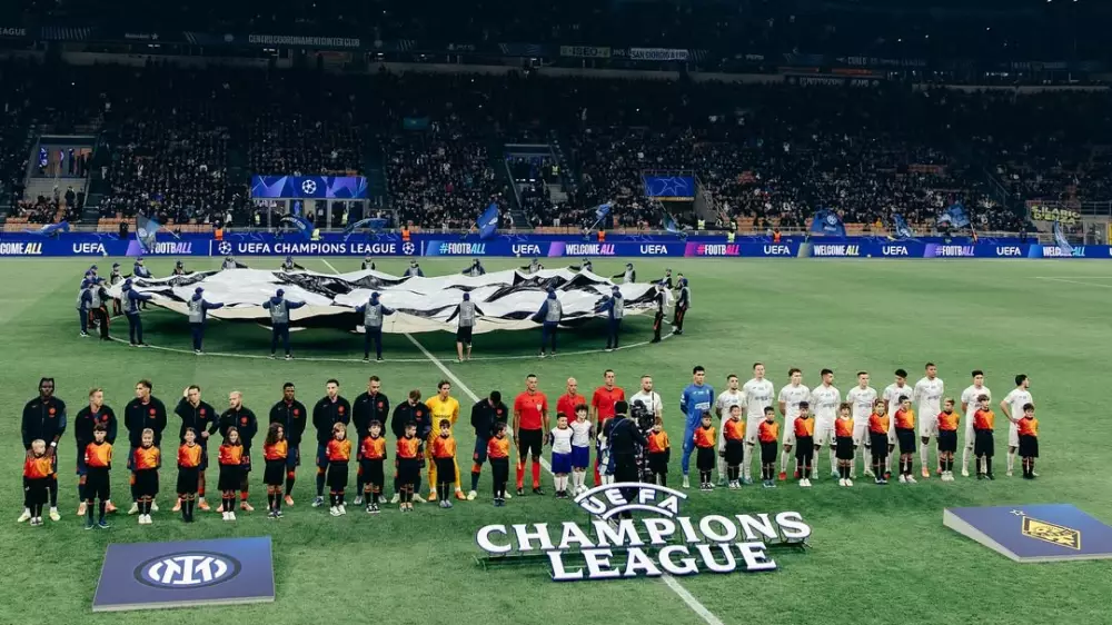 Матч “Интер“ - “Кайрат“ установил новый рекорд Лиги чемпионов