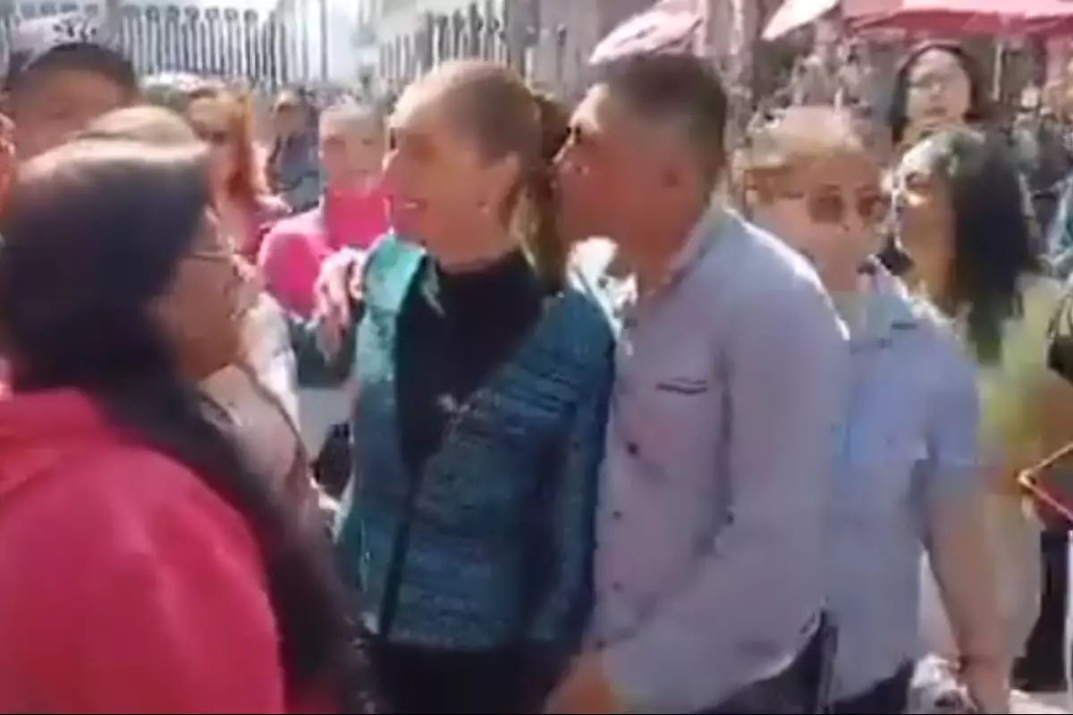 Президент Мексики выдвинула обвинения против мужчины, пытавшегося поцеловать её на улице