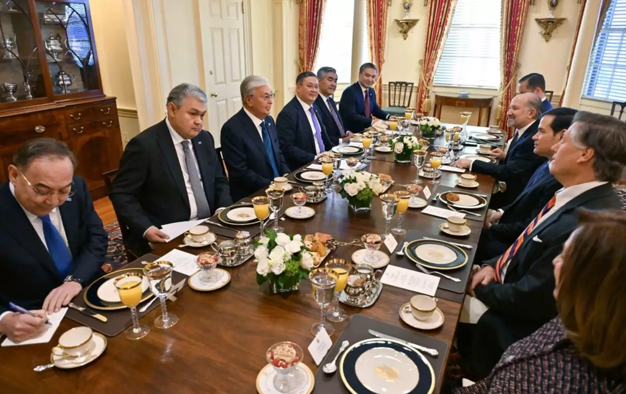 Токаев встретился с Рубио и другими представителями команды Трампа