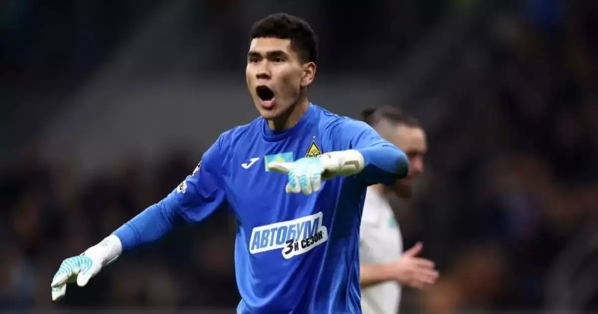   «Қайрат» қақпашысы Темірлан Анарбеков матч үздігі атанды   