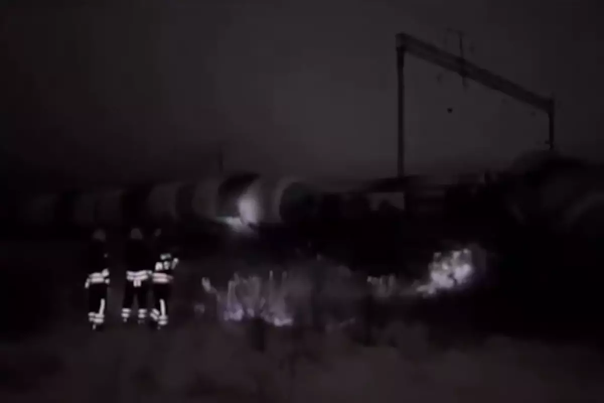 Вагоны с растительным маслом сошли с рельсов в Акмолинской области