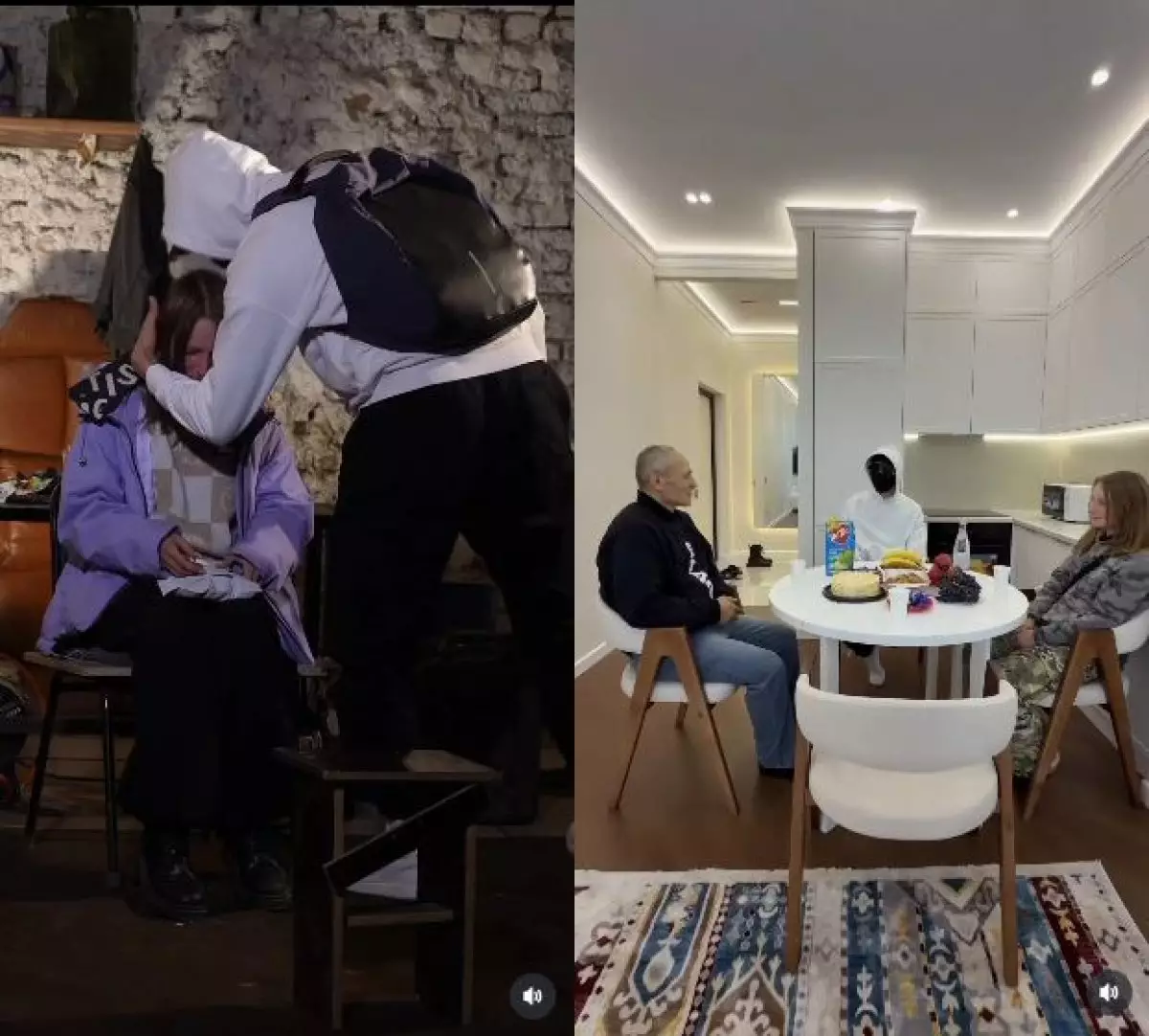 Человек в маске подарил надежду на жизнь отцу-одиночке (ВИДЕО)