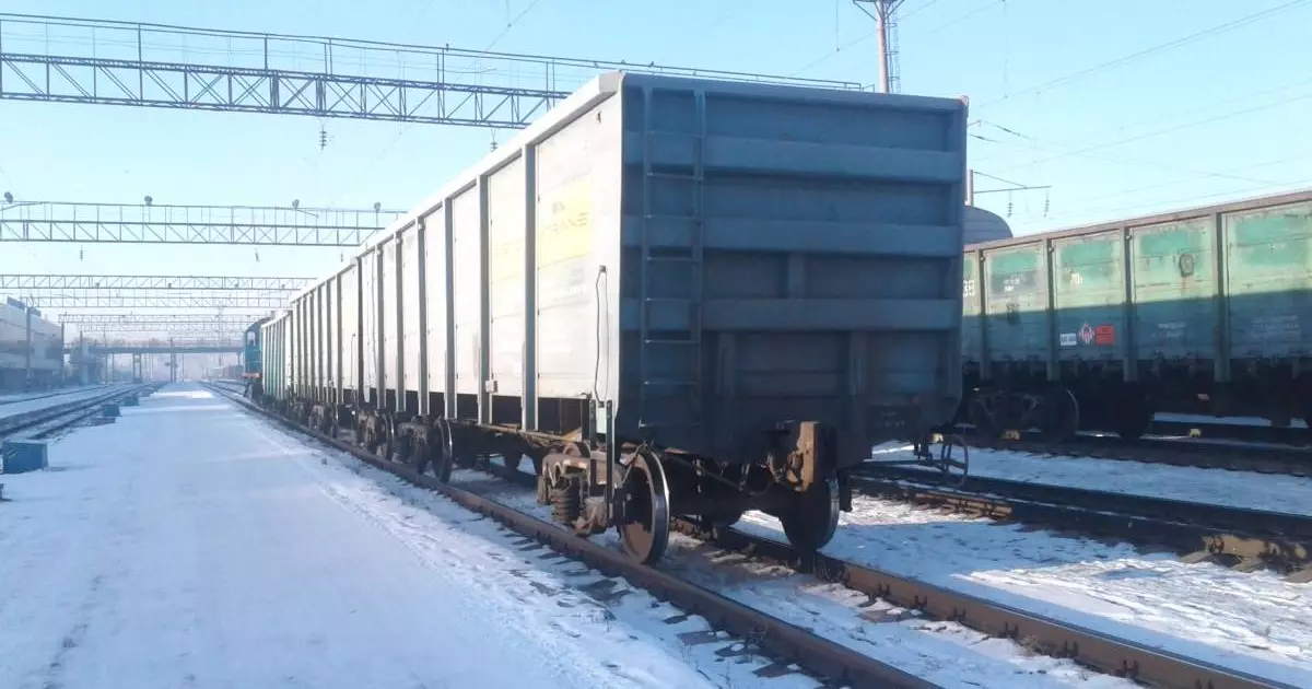  Ақмола облысында 8 вагон аударылып қалды 