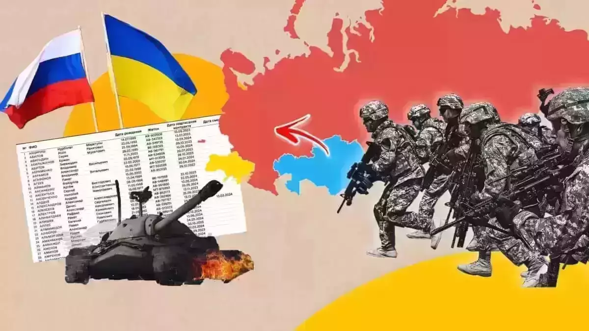 Ресей қазақтар мен өзбектерді Украинаға қарсы соғысқа белсенді түрде тартып жатыр