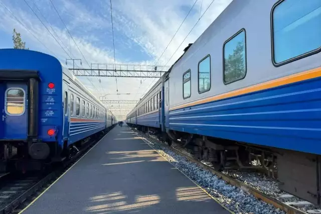 Ақмола облысында 8 вагон рельстен шығып кетті