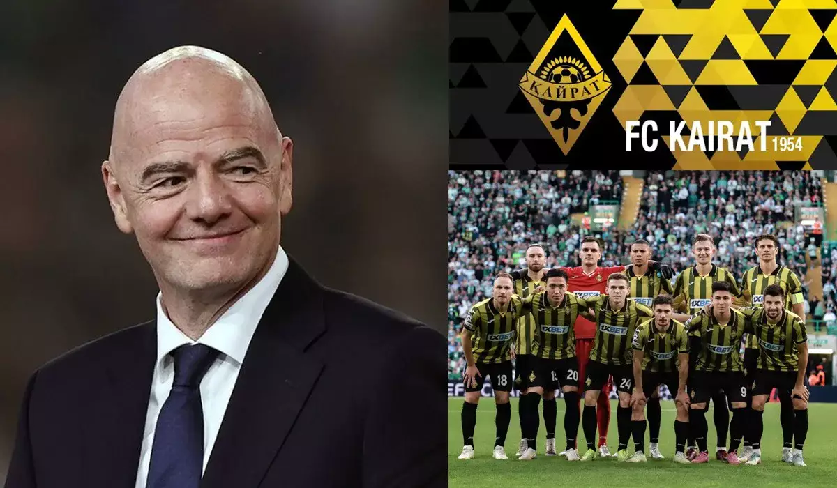 «Еңбегі жемісін беріп, осы титулға жеткізді»: ФИФА президенті «Қайратқа» құттықтау хат жіберді