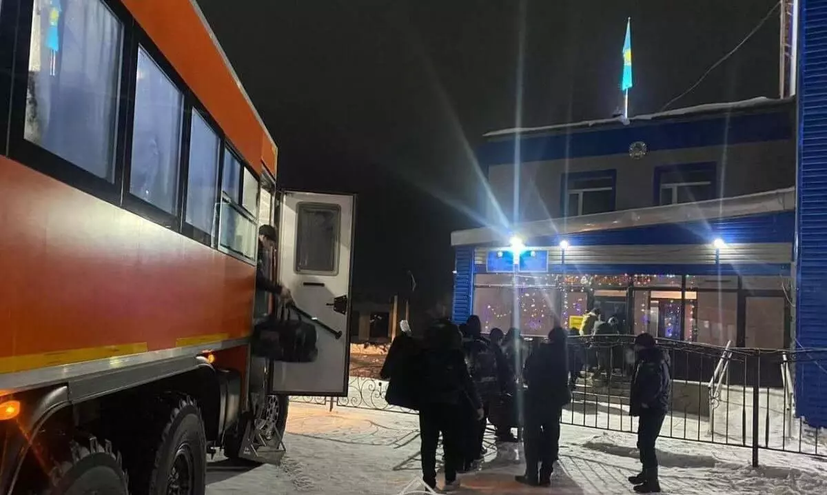 Ақмола облысында тәжікстандық 53 жолаушы құтқарылды