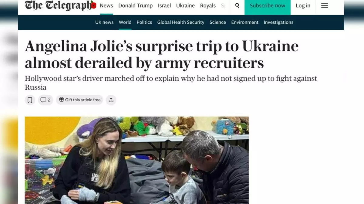 Водителя Анджелины Джоли отпустили из военкомата в Херсоне