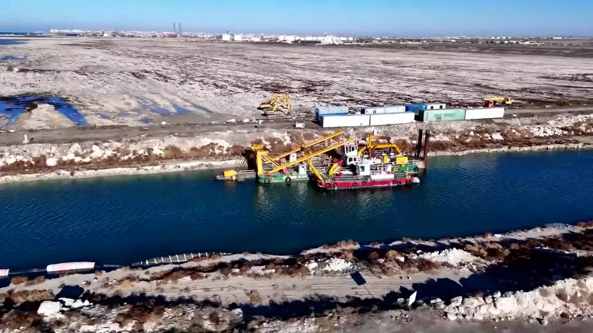 Каспий теңізі деңгейінің төмендеуі арнаға келетін су көлемін азайтты