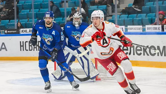 "Барыс" вырвал победу в овертайме над "Автомобилистом" в КХЛ