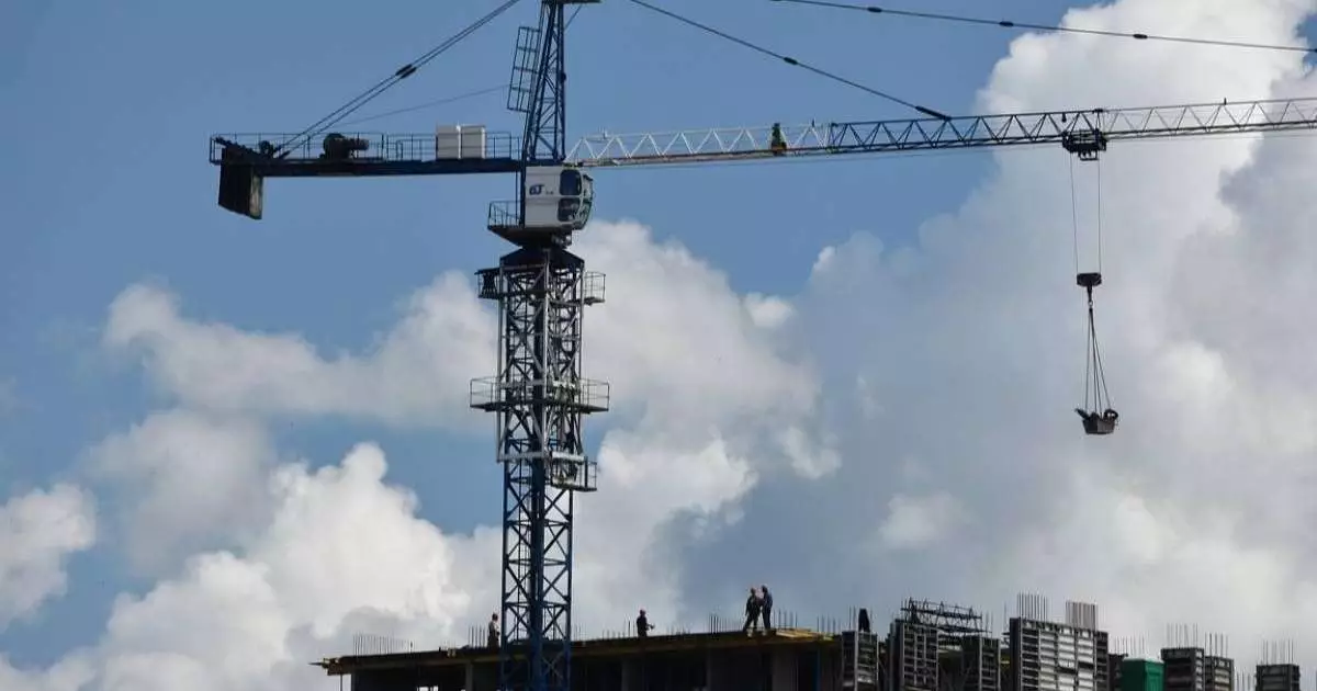  Павлодарда салынып жатқан ғимарат опырылды 