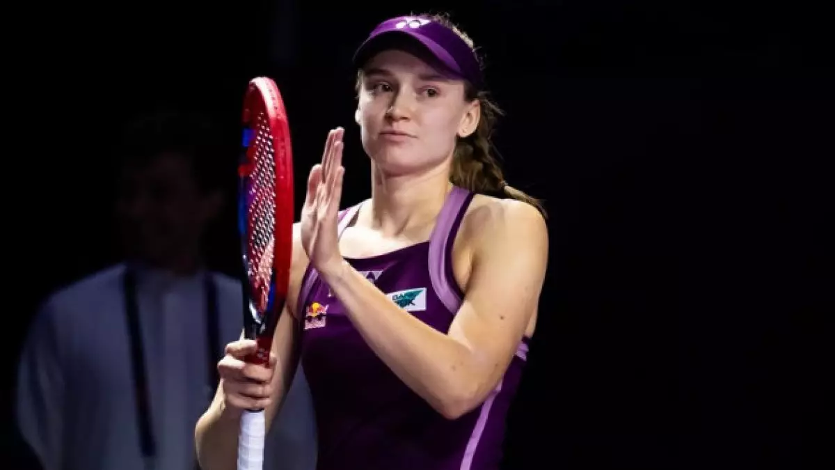 Елена Рыбакина впервые в карьере вышла в финал Итогового турнира WTA