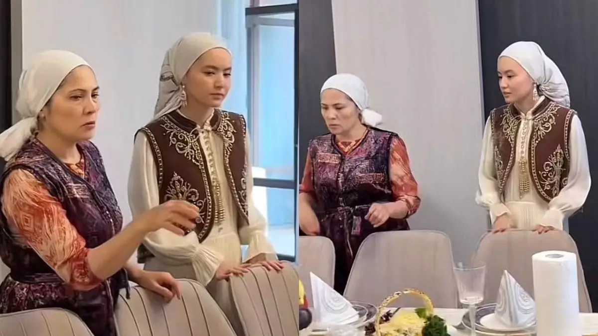 Сәкен Майғазиевтің әйелі мен келінінің видеосы желіде талқылануда ( ВИДЕО)