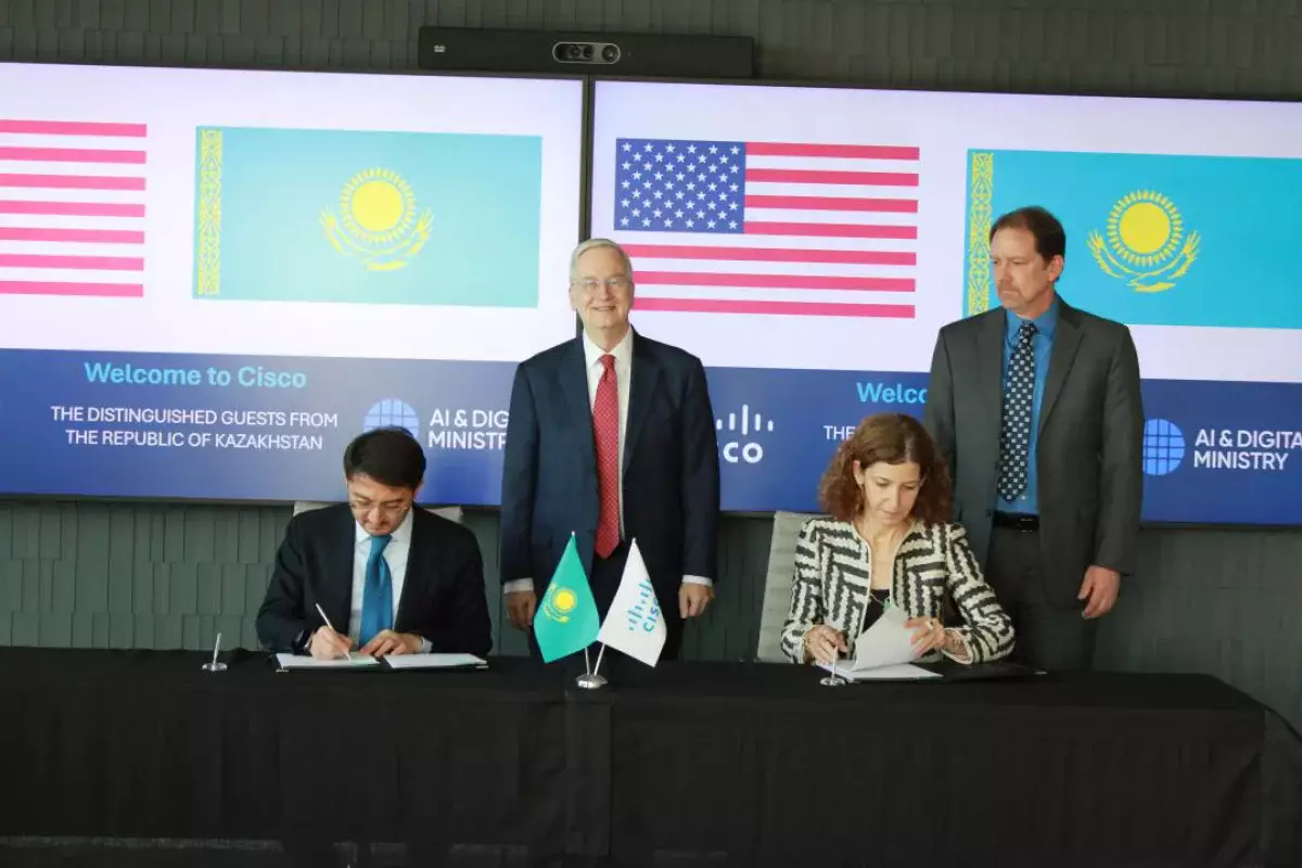 Қазақстан мен Cisco жасанды интеллект саласында меморандумға қол қойды