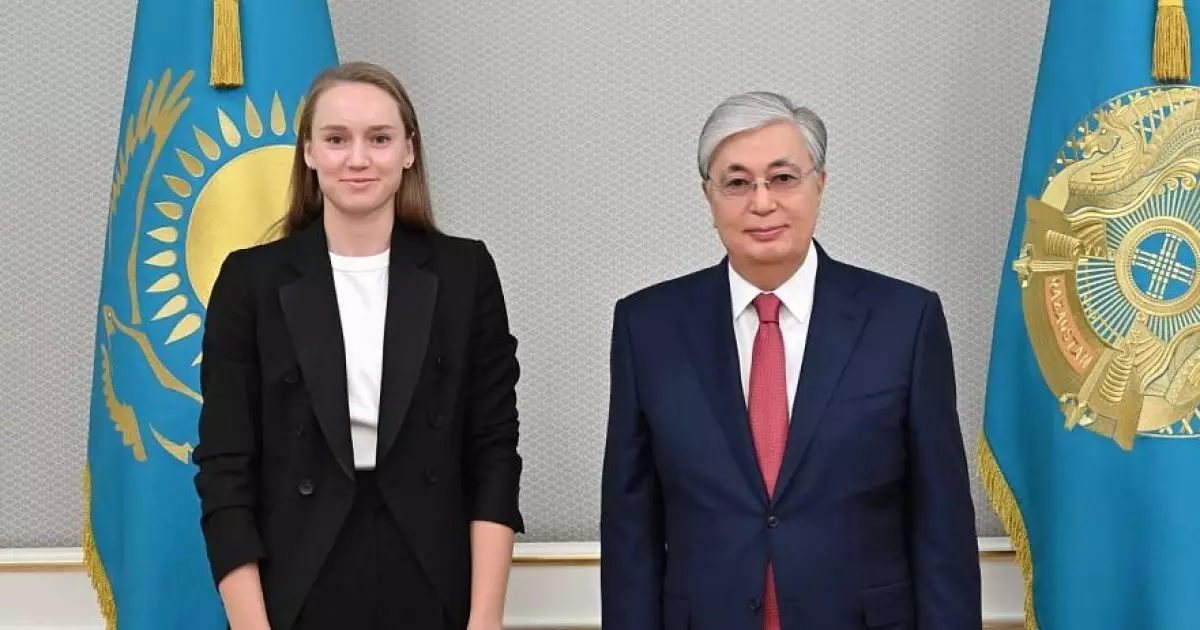   Президент Рыбакинаны құттықтады   