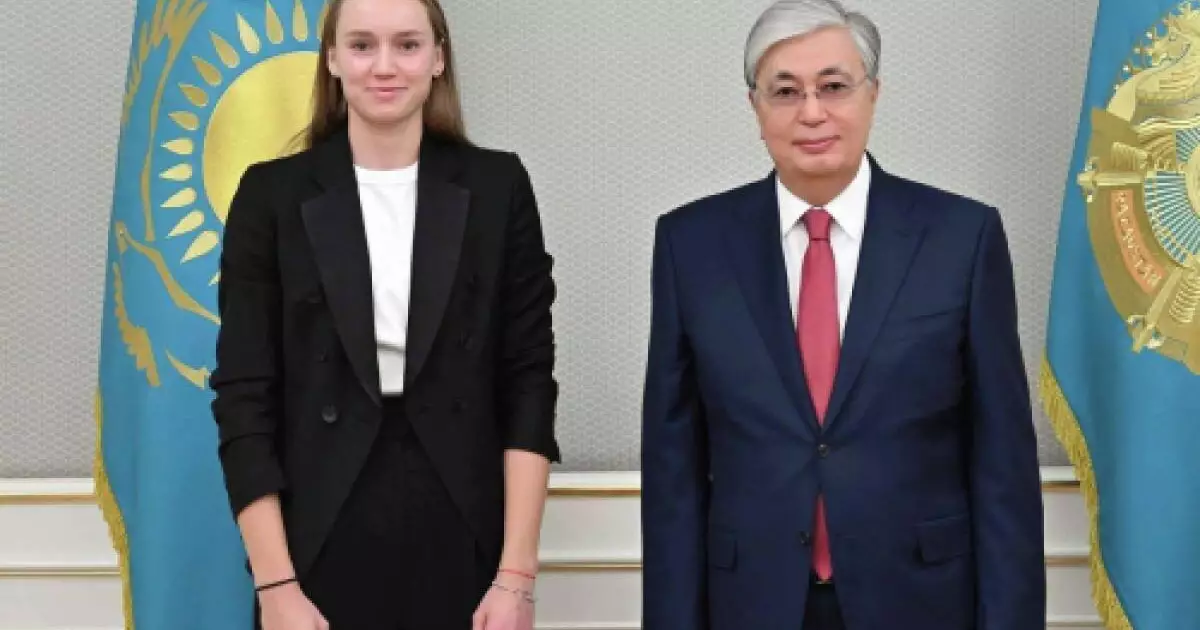  Тоқаев Елена Рыбакинаны жеңісімен құттықтады 