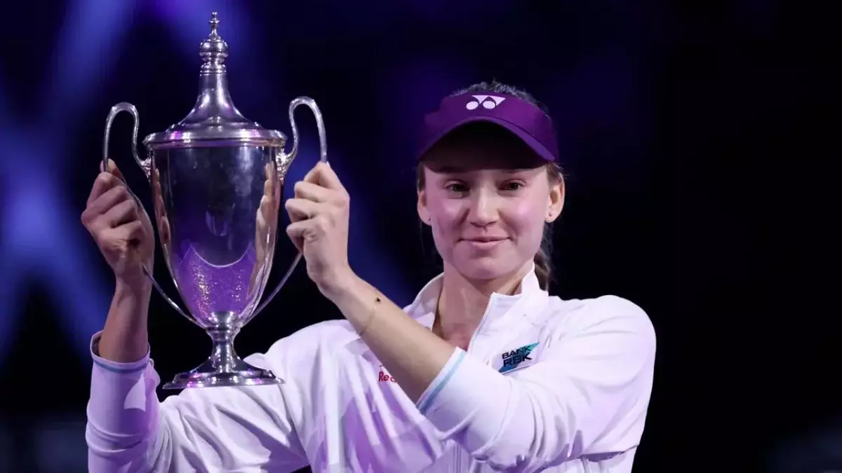 Президент теннисші Елена Рыбакинаны WTA қорытынды турниріндегі жеңісімен құттықтады