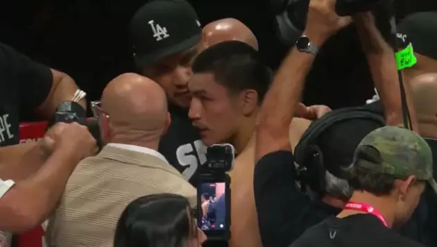 Быстрый нокаут завершил бой с участием чемпиона мира