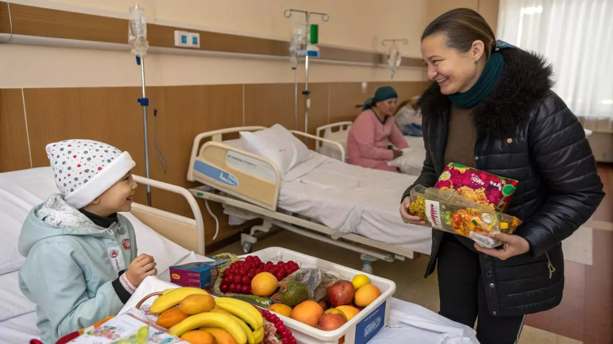 Астанчанка призвала помогать мамам с детьми, приехавшим на лечение