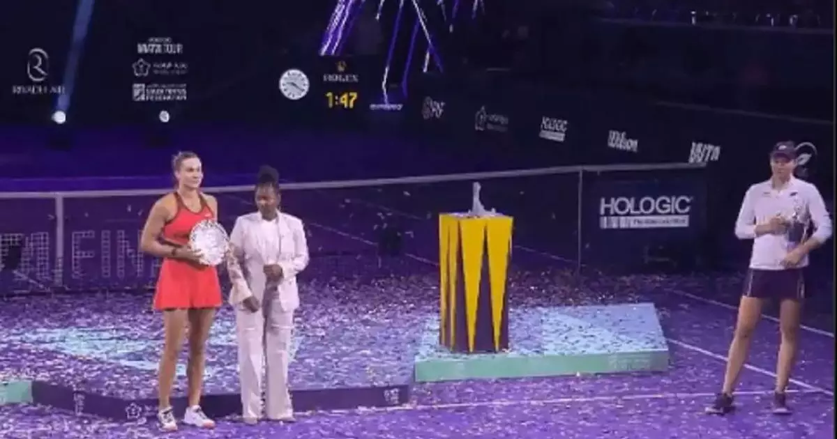  Жылдың ақтық додасында чемпион атанған Рыбакина ұятты жағдайға қалып қойды (ВИДЕО) 