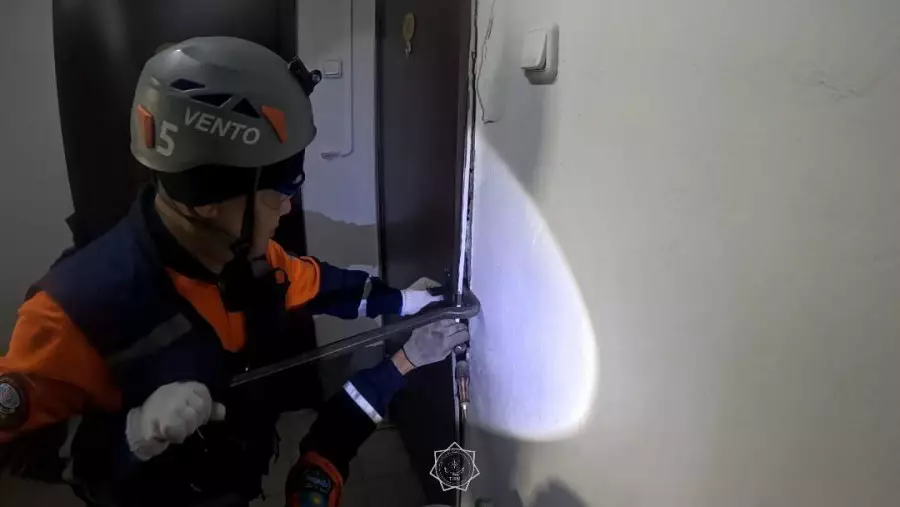 Абай облысында үйде жалғыз қалған балалар құтқарылды