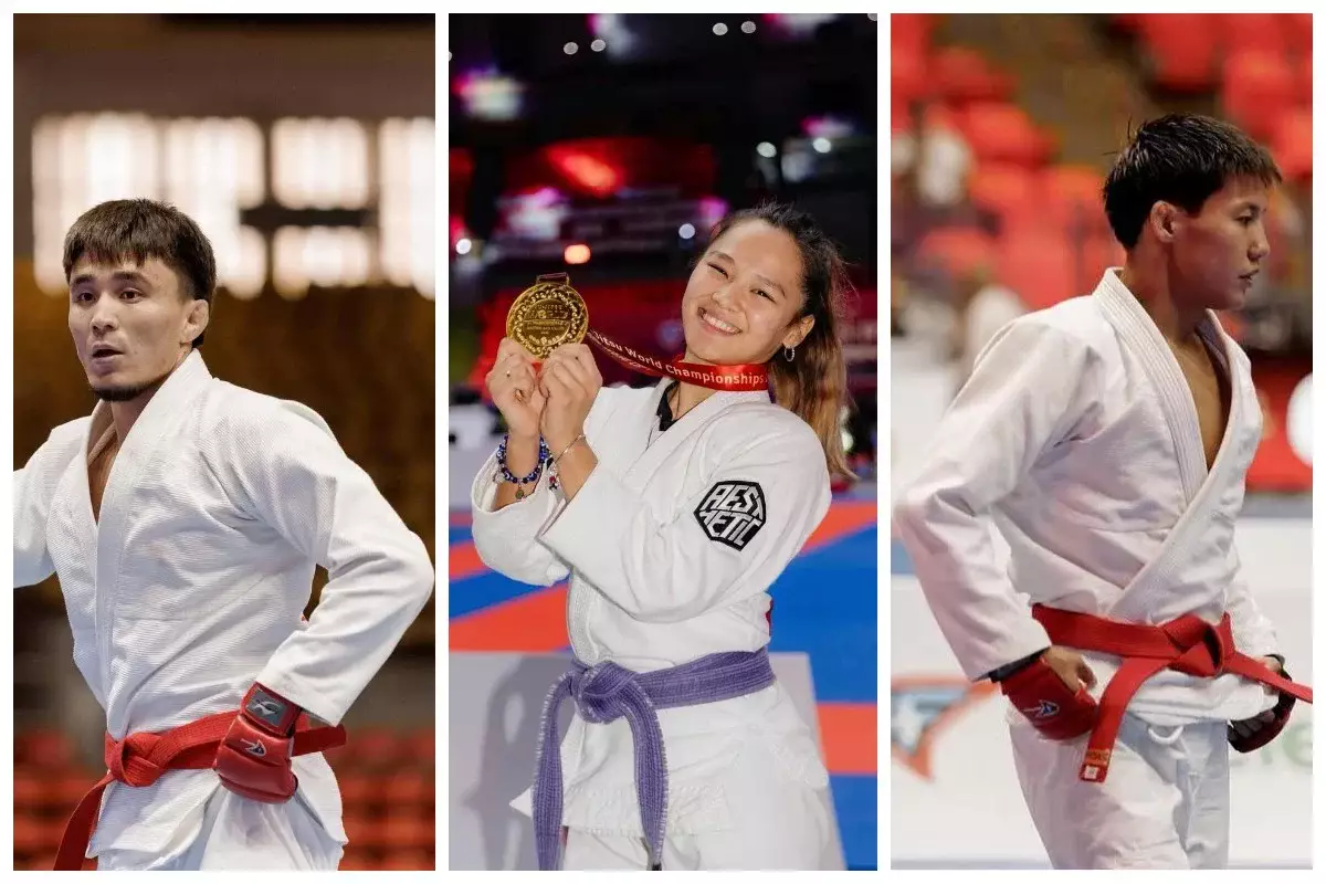 Қазақстан джиу-джитсудан 40 медаль жеңіп, әлем чемпионы атанды