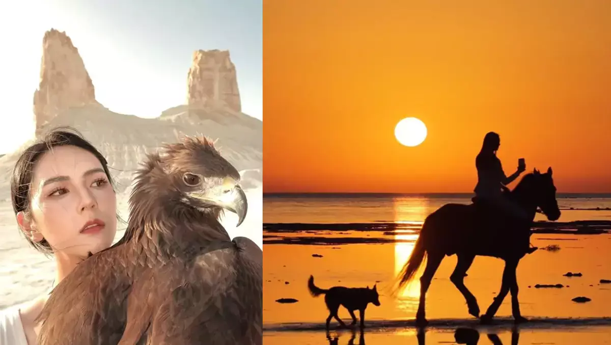 Плато Бозжыра покоряет Instagram: блогер из Китая делится видео - новости на Lada.kz 09.11.2025