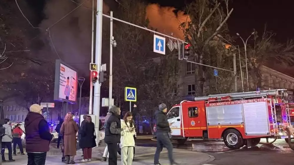 В Алматы произошел второй за день крупный пожар