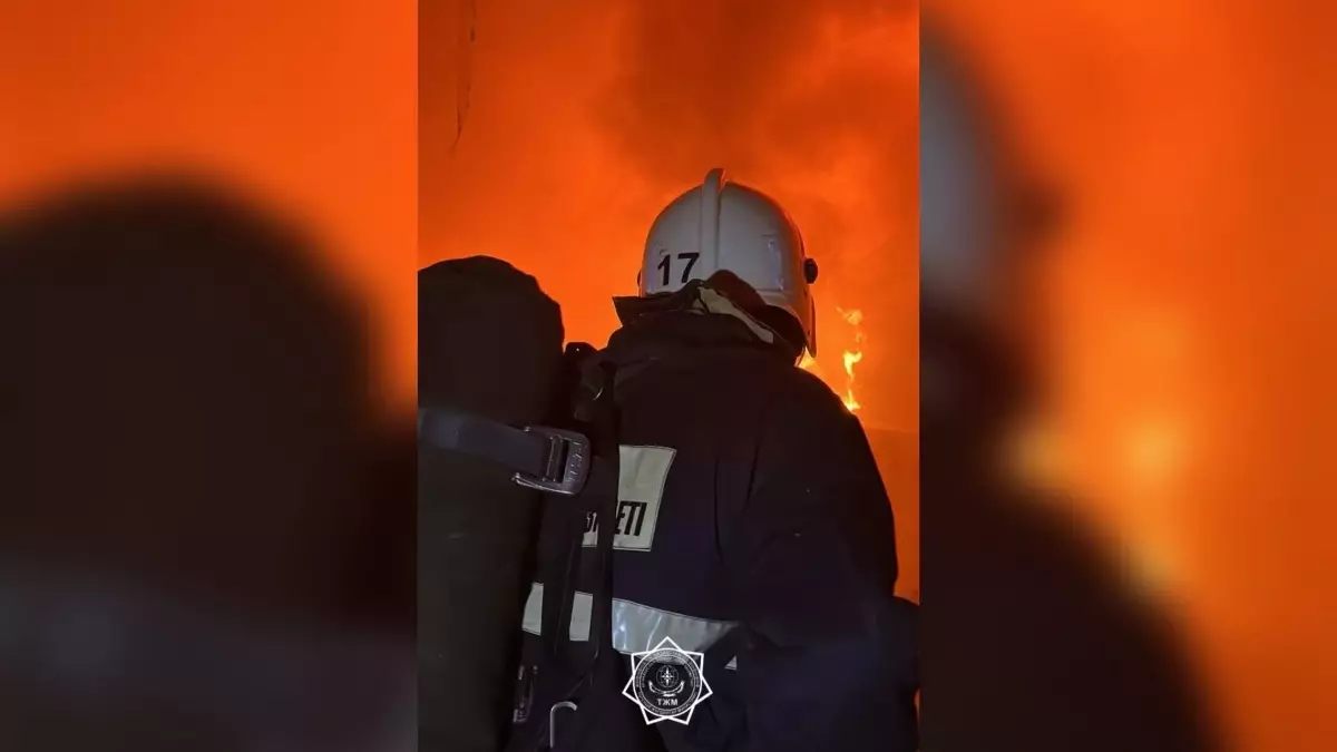 Алматыда бір күнде екінші ірі өрт шықты (ВИДЕО)