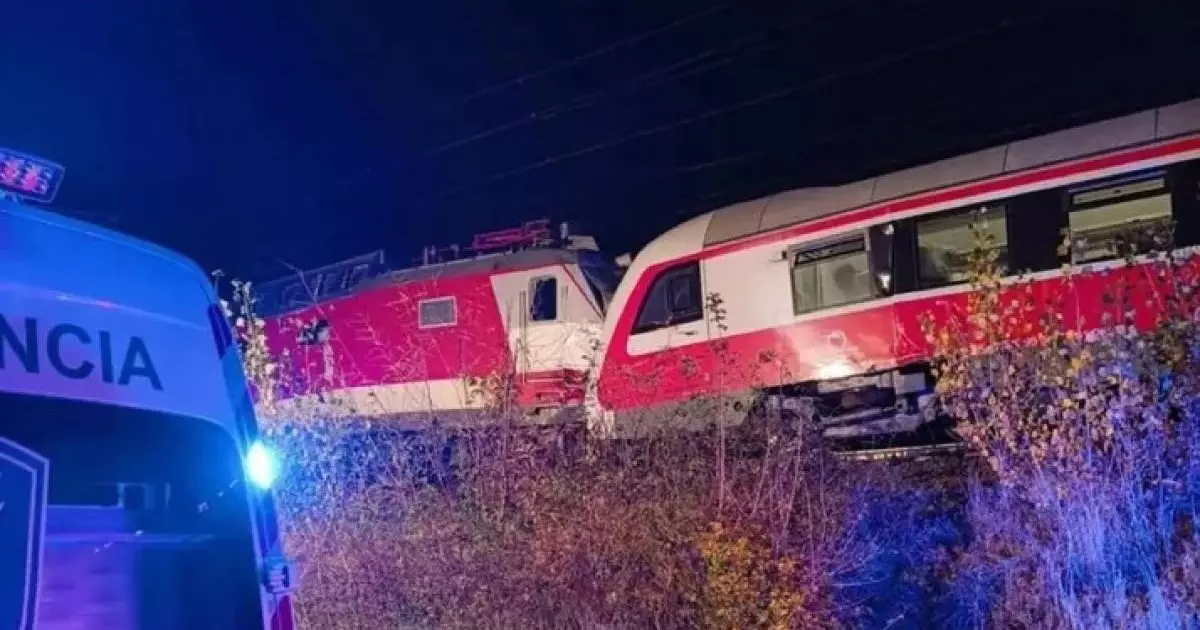  Словакияда екі пойыз соқтығысты 