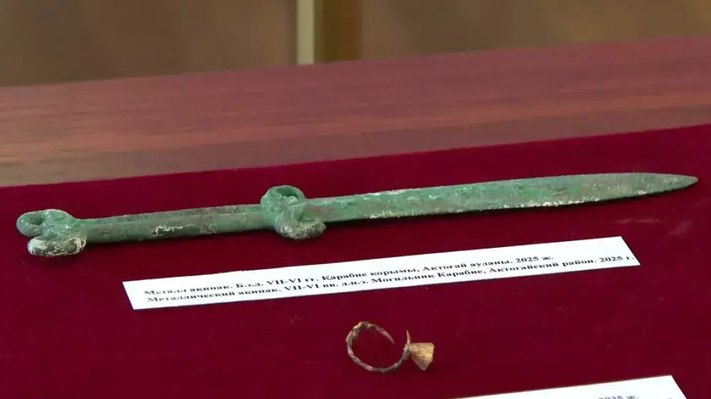 Нетронутое захоронение сакского воина найдено в Карагандинской области