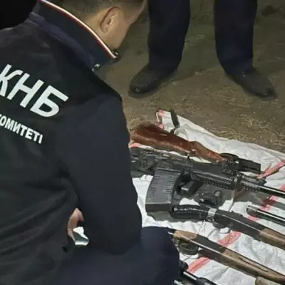 КНБ изъяло 40 единиц оружия в нескольких областях
