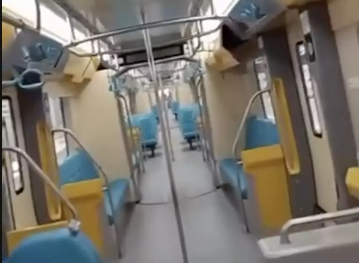 Астанадағы LRT вагондарының ішкі көрінісі: алғашқы видео пайда болды