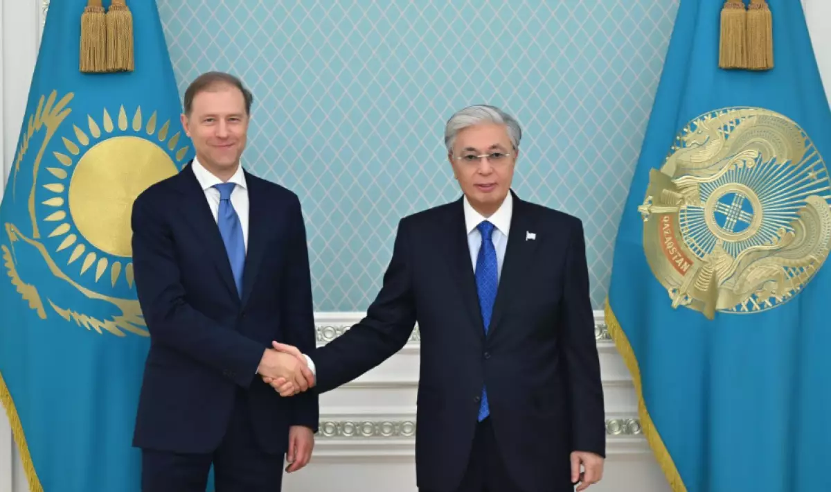 Тоқаев Ресей Федерациясы Үкіметі Төрағасының бірінші орынбасарын қабылдады