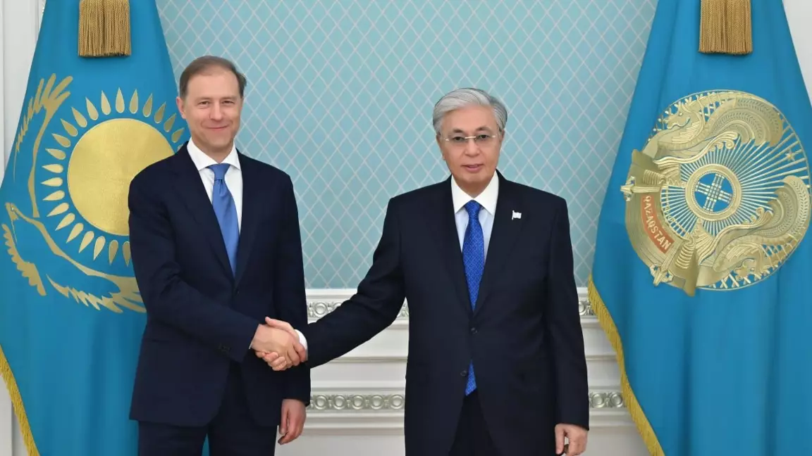 Мәскеу сапарының алдында Тоқаев Ресей Үкіметі төрағасының бірінші орынбасарын қабылдады